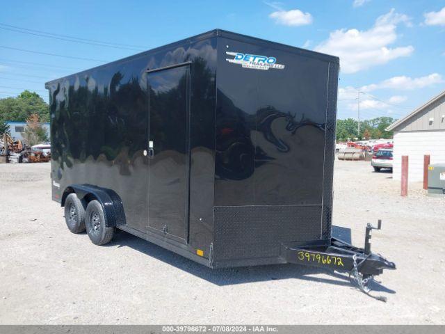  Salvage Cargo 16  Enclosed Trailer