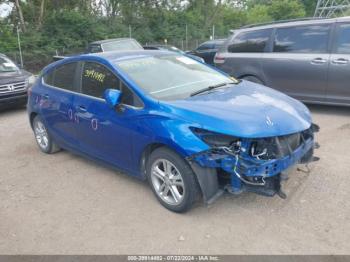  Salvage Chevrolet Cruze