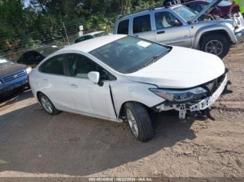  Salvage Chevrolet Cruze