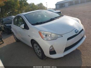  Salvage Toyota Prius c