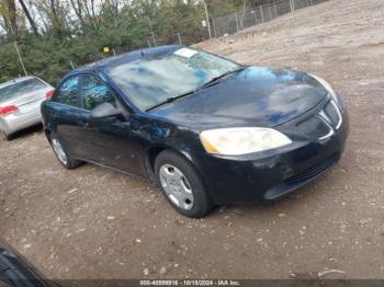  Salvage Pontiac G6