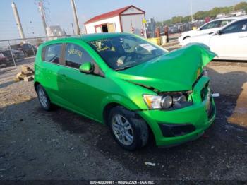  Salvage Chevrolet Sonic