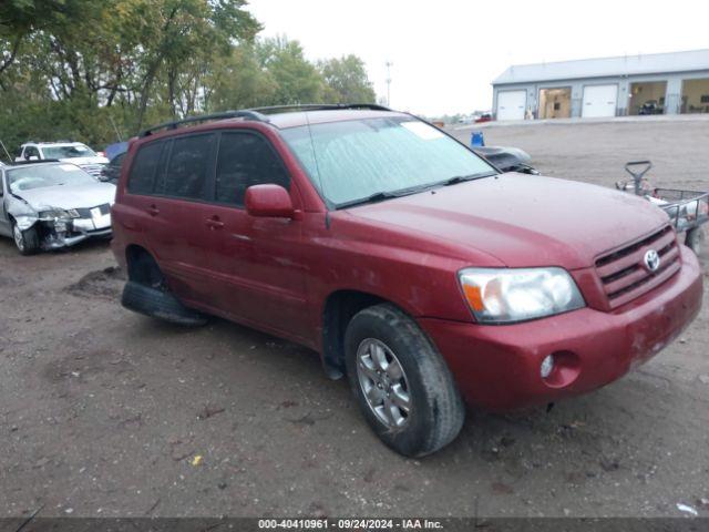  Salvage Toyota Highlander