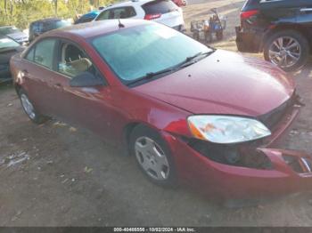  Salvage Pontiac G6