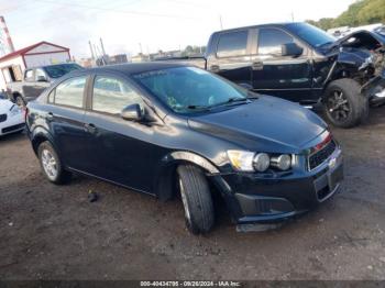  Salvage Chevrolet Sonic