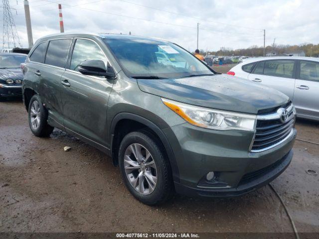  Salvage Toyota Highlander