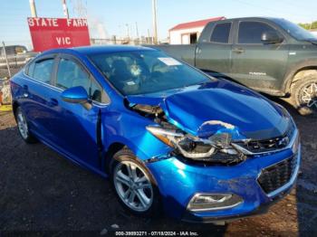  Salvage Chevrolet Cruze