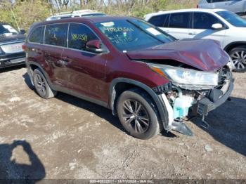  Salvage Toyota Highlander