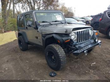  Salvage Jeep Wrangler