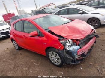  Salvage Toyota Prius c