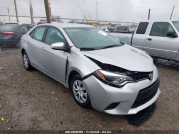  Salvage Toyota Corolla