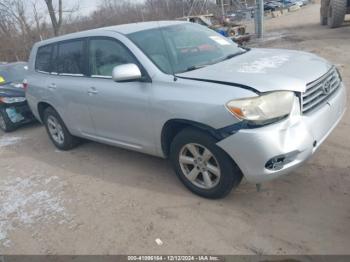  Salvage Toyota Highlander