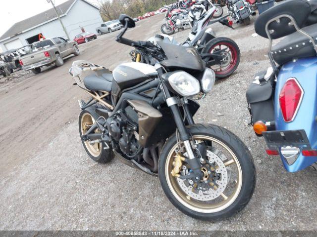  Salvage Triumph Motorcycle Street Triple