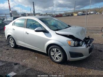  Salvage Chevrolet Sonic