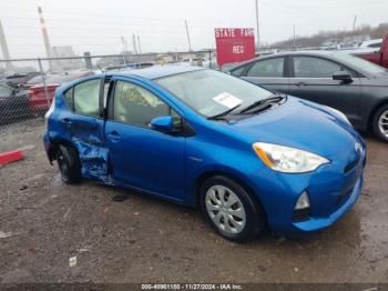  Salvage Toyota Prius c