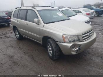  Salvage Toyota Highlander