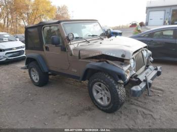  Salvage Jeep Wrangler