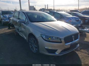  Salvage Lincoln MKZ