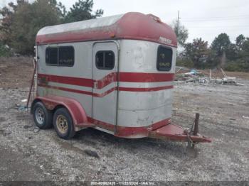  Salvage Merhow Industries 14  Horse Trailer