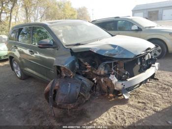  Salvage Toyota Highlander