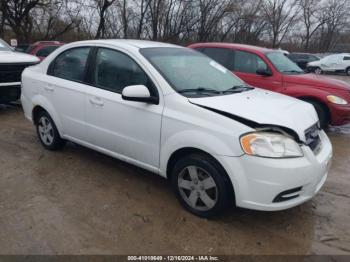  Salvage Chevrolet Aveo