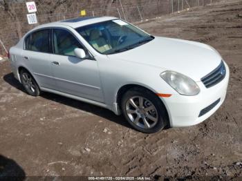  Salvage INFINITI G35x