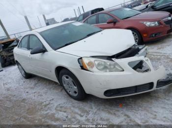  Salvage Pontiac G6