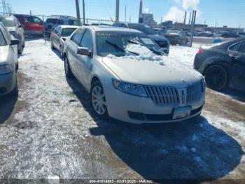  Salvage Lincoln MKZ Hybrid