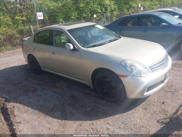  Salvage INFINITI G35x