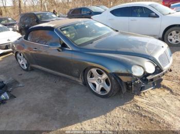  Salvage Bentley Continental Gtc