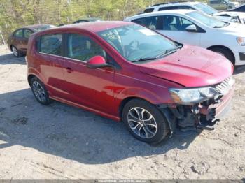  Salvage Chevrolet Sonic