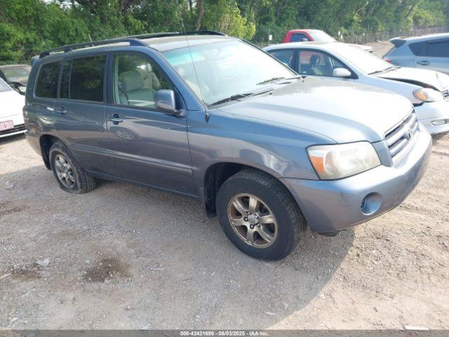  Salvage Toyota Highlander