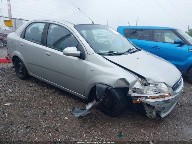  Salvage Chevrolet Aveo