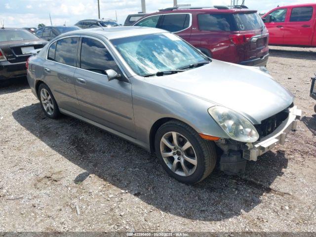  Salvage INFINITI G35x