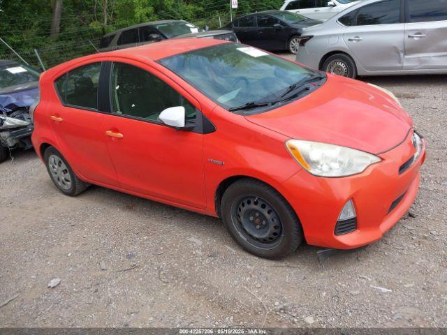  Salvage Toyota Prius c