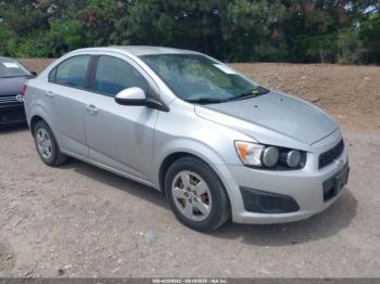  Salvage Chevrolet Sonic