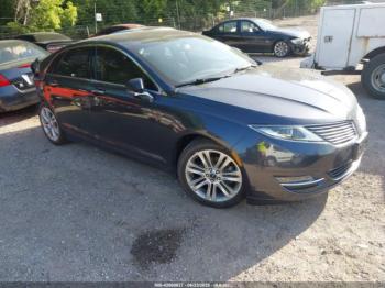  Salvage Lincoln MKZ Hybrid
