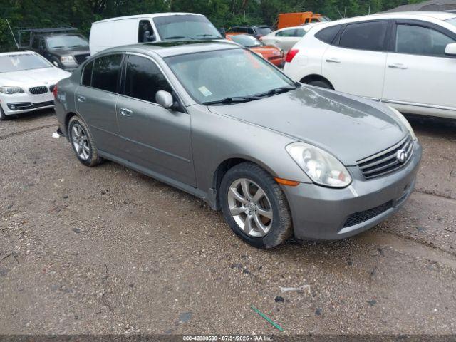  Salvage INFINITI G35x