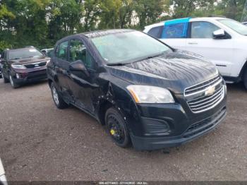  Salvage Chevrolet Trax