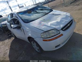 Salvage Chevrolet Aveo