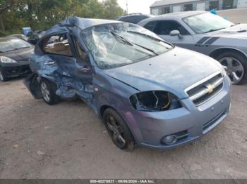  Salvage Chevrolet Aveo