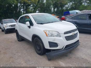  Salvage Chevrolet Trax