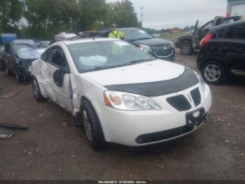  Salvage Pontiac G6