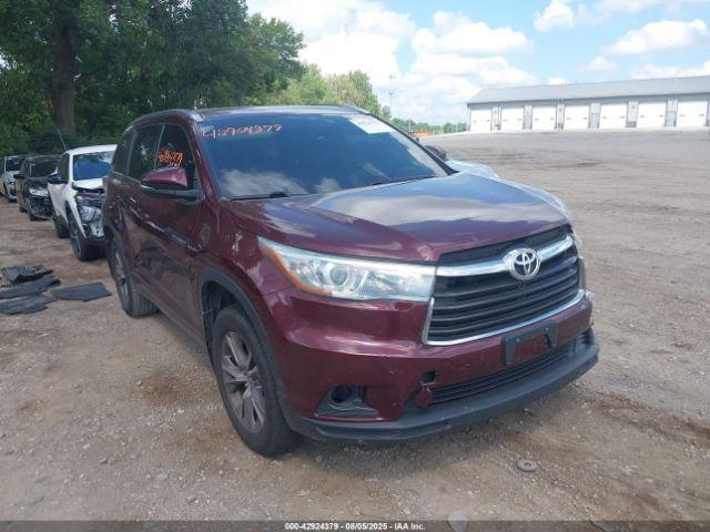  Salvage Toyota Highlander