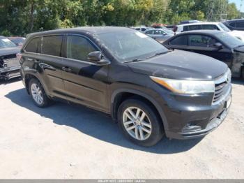  Salvage Toyota Highlander