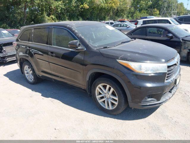  Salvage Toyota Highlander