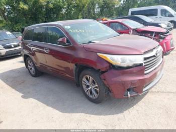  Salvage Toyota Highlander