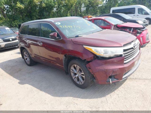  Salvage Toyota Highlander