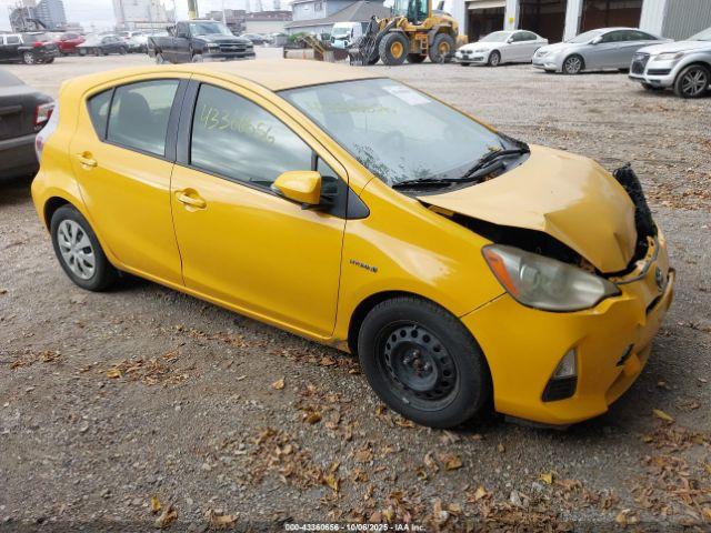  Salvage Toyota Prius c