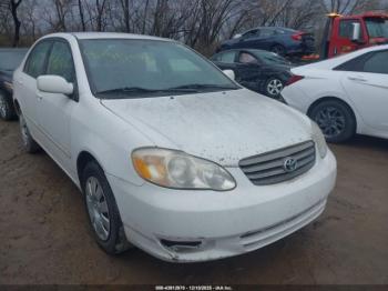  Salvage Toyota Corolla